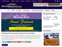 Tablet Screenshot of blowingrocknews.com